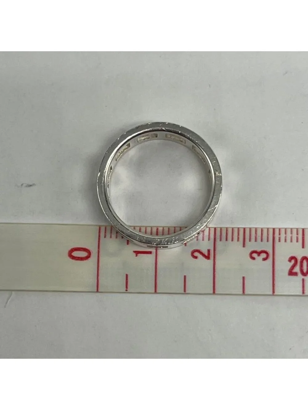 Gucci Open Square Ring Silver